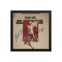 Funny Girl Barbra Streisand &amp; Omar Sharif signed soundtrack Reprint - £67.94 GBP