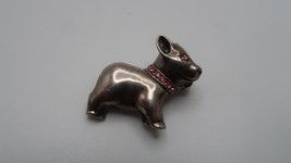 Vintage Sterling Silver Jezlaine Pig Brooch Pin 2.8cm - £28.13 GBP