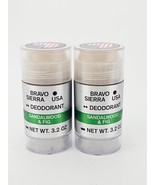 Bravo Sierra USA Deodorant Sandalwood Fig Veterans Made 3.2 oz Lot of 2 - $41.31 CAD
