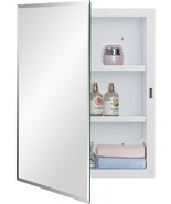 16 X 20-Inch Plastic Medicine Mirror Cabinet With Surface And Recessed M... - $111.95