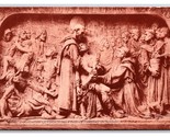 Saint Francis of Assisi Healing The Lepars Relief UNP DB Postcard V23 - $3.56