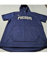Nike Phenom Dri Fit Hooded Pullover Short Sleeve Sweatshirt Mens L SP240... - $18.50