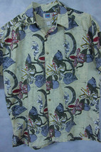 Outstanding Vintage Kahala Avi Floral Yellow Hawaiian Aloha Shirt L - £28.70 GBP