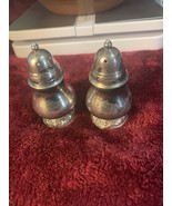 Vintage Oneida Ltd #51 Weighted Silver Plated Salt and Pepper Shakers Se... - $14.85