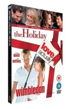 The Holiday/Love Actually/Wimbledon DVD (2007) Cameron Diaz, Curtis (DIR) Cert P - £13.90 GBP