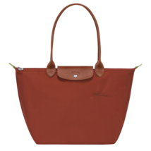 Longchamp Le Pliage Green Large Nylon Tote Shoulder Bag ~NWT~ Chestnut - $3,047.66 MXN
