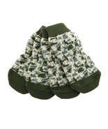 Non Skid Forest Green Camouflage Cotton Dog Socks Sizes XS-XL   - €10,33 EUR