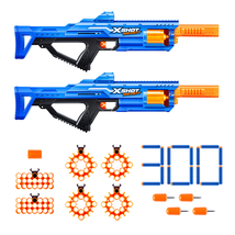 ZURU X SHOT BLASTER TOYS GUN INSANITY DOUBLE BERZERKO GUNS 2 PACK 300 DA... - £23.85 GBP