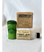 Dr Edwards Olive Tablets Tin Harry Hogshead First Aid Bottle &amp; Drug Stor... - £23.35 GBP
