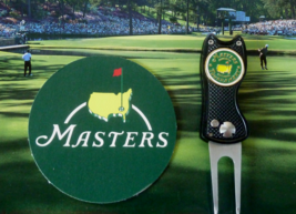 The Masters Ball Marker and Black Metal Divot Tool - Switchblade DT Style - $17.70