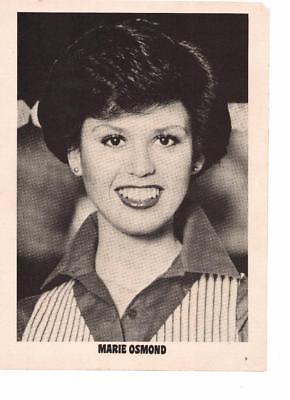 Marie Osmond teen magazine pinup Clipping Vintage 1970's Tiger Beat Teen Beat - $3.50