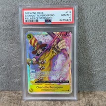 PSA 10 One Piece CCG Charlotte Perospero SR OP03-113 Pillars Of Strength... - $28.49