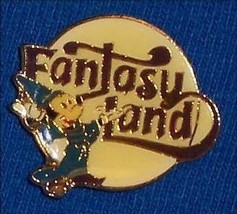 Rare Vintage &quot;Walt Disney&quot; Mickey Mouse Fantasyland Pin Sorcerer&#39;s Apprentice - £15.68 GBP