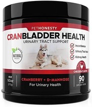 PetHonesty CranBladder Health Urinary Tract Support 90 chews BACON FLAVO... - $18.80