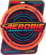 Aerobie Pro Ring Outdoor Flying Disc - Orange 13&quot; - 6046323 - Frisbee Super Disc - £11.62 GBP