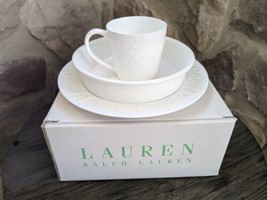 Ralph Lauren Mackenzie Quilt rocking horse  Cup  ABC Plate And Bowl - £31.45 GBP