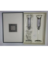 PartyLite Champagne Flutes Set Of 2 Glasses P18D/P90142 - £31.59 GBP