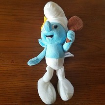 Smurf Plush Vanity Blue and White 11&quot; Tall 2013 - $8.96