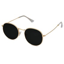 SOJOS Small Round Polarized Sunglasses for Women Men Classic Vintage Retro Shade - £25.57 GBP