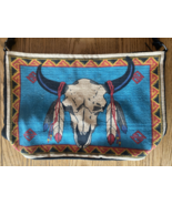 El Paso Saddle Blanket Company Bull Shoulder Bag Crossbody Western Purse - $19.95