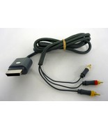 Microsoft Xbox 360 Composite AV Cable Official OEM Audio Video Gray Acce... - £2.89 GBP