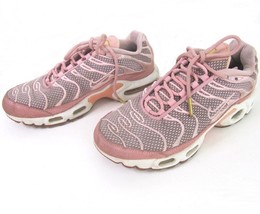 Nike Air Max Plus Pink Running Shoes size 6.5 Women Sneaker AV8426-600 - £30.20 GBP