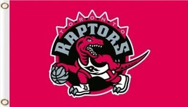 Toronto Raptors Star and Strips Flag 3X5Ft Polyester Banner - £12.91 GBP