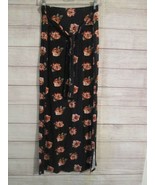 Rue 21 Women&#39;s Size Large  Floral Design Maxi Side Slits Pull Up - £6.29 GBP