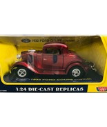 1932 Ford Coupe (Custom) MotorMax Die Cast Replicas 1:24 Scale Diecast New - £17.26 GBP