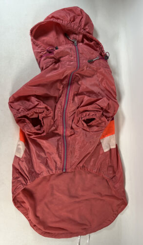 Primary image for Arcadia Trail Pink Dog Windbreaker Hooded Jacket New without Tags XXL