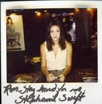 ADULT STAR STEPHANIE SWIFT SIGNED POLAROID PICTURE TAKEN AT VSDA CONVENTION - $79.95