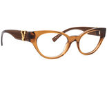 Versace Eyeglasses MOD. 3282 5028 Crystal Brown Cat Eye Frame Italy 51[]... - €171,40 EUR