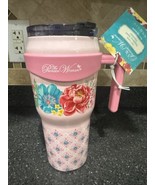 The Pioneer Woman Roadster Fancy Flourish Tumbler, 40oz, Pink - $28.05