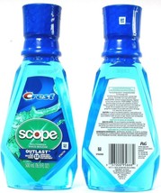 2 Count Crest With Scope Mouthwash Rinse Outlast Up To 5 Times Longer 16... - £20.43 GBP