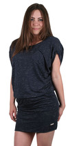 Bench Elevater Navy Flowy Double Layer Skirt Reverse Slit Sleeves Jersey... - $44.99