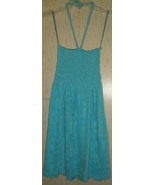 NEW WOMANS aero BLUE TERRY COVERUP DRESS  SIZE S - £18.62 GBP