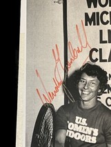 Original Hand Signed B&W Photo Tennis Player Wendy Turnbull Anne Smith Autograph image 2