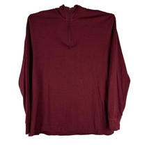 Chaps Red Men&#39;s 1/4 Zip Mock Neck Pullover Size XXL - £14.59 GBP