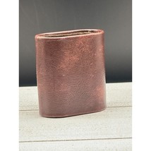 Vintage Backgammon brown Faux Leather One Dice Cup approx 2.25” Wide 2.7... - £7.62 GBP