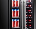 Wine And Beverage Refrigerator, Freestanding Wine Cooler Refrigerator W/... - £2,321.30 GBP