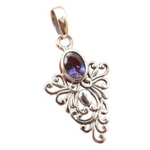 Iolite Gemstone 925 Silver Pendant Handmade Jewelry Pendant Gift For Women - £5.59 GBP