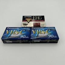 Lot of 3 Panasonic VHS-C TC-30 Video Cassette Tape Super High TDK EHG TC 30 - £12.74 GBP
