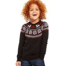 Charter Club Boys Medium Deep Black Christmas Sweater NWT CC27 - £15.36 GBP