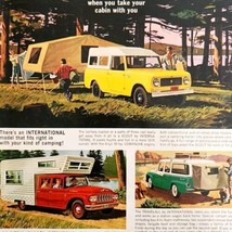 1962 International Scout Travelette Camper Advertisement Automobilia HM2J - $39.99