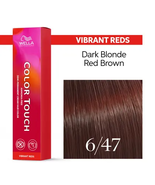 Wella Professionals Color Touch Hair Color - 6/47 Dark Blonde/Red Brown - €23,42 EUR