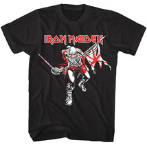 Iron Maiden Eddie The British Trooper Men&#39;s T Shirt Invasion of Rarities... - £22.58 GBP+