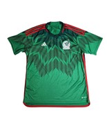 Adidas Mexico AeroReady Slim Fit Soccer Jersey Men&#39;s Size XL Green Home ... - ₹4,592.69 INR