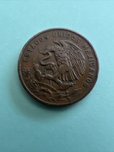 1965 Mexican Coin,  20 Centavos Coin, circulated ￼ - £1.57 GBP