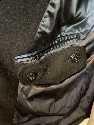 Polo Men's Mid-Length Military Coat Wool Navy Blue XL, NWD Item image 6