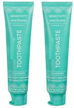 Trader J&#39;s Sensitivity + Whitening Peppermint Fluoride Toothpaste | Anti... - $24.45